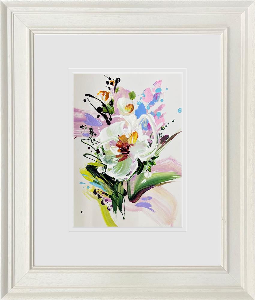 Anna Cher - 'Floral Sketchbook - Study XXIV' - Framed Original Artwork