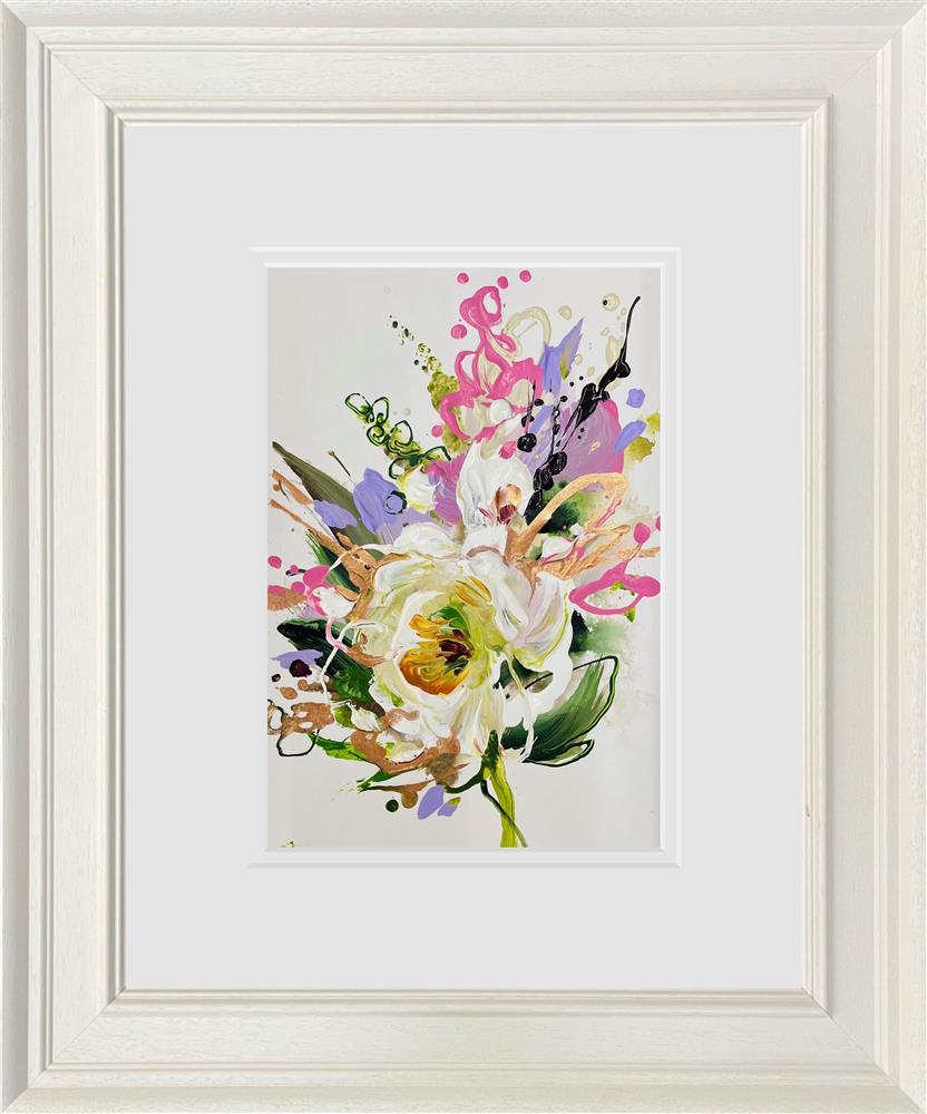 Anna Cher - 'Floral Sketchbook - Study XXIX' - Framed Original Artwork