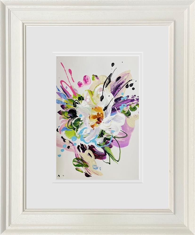 Anna Cher - 'Floral Sketchbook - Study XXV' - Framed Original Artwork