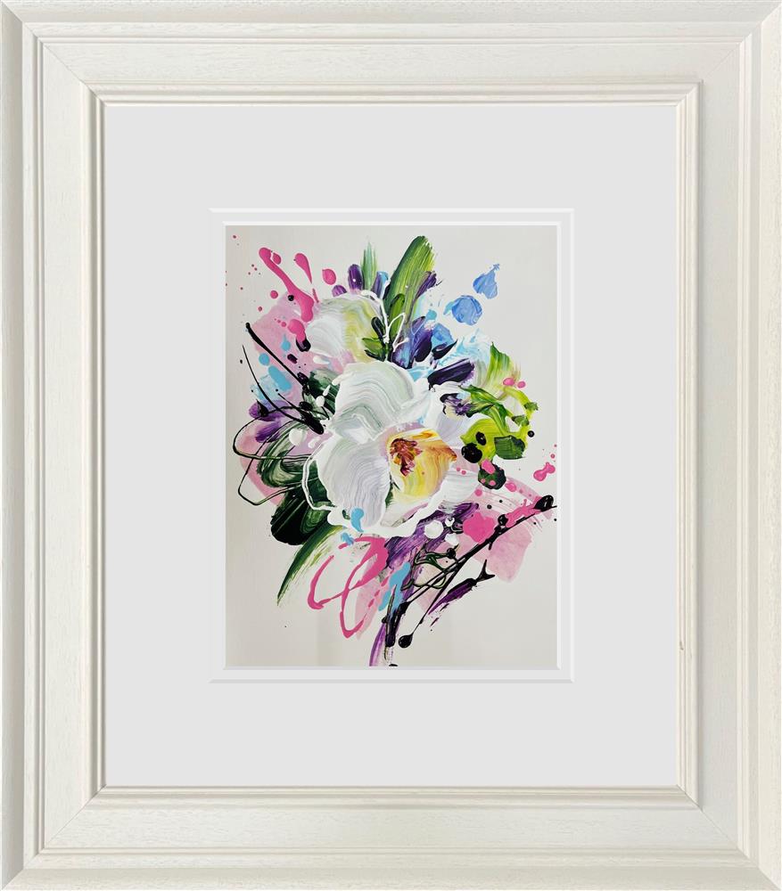 Anna Cher - 'Floral Sketchbook - Study XXVI' - Framed Original Artwork