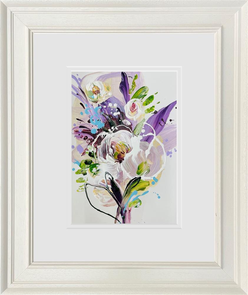 Anna Cher - 'Floral Sketchbook - Study XXVIII' - Framed Original Artwork