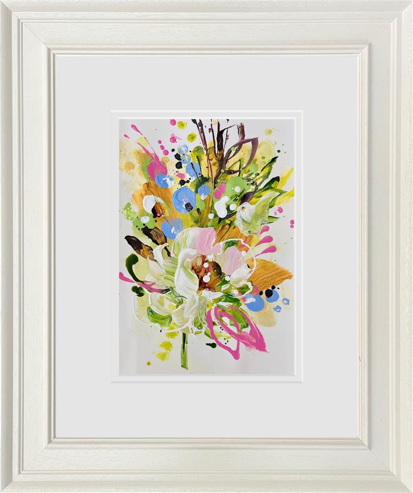 Anna Cher - 'Floral Sketchbook - Study XXXII' - Framed Original Artwork
