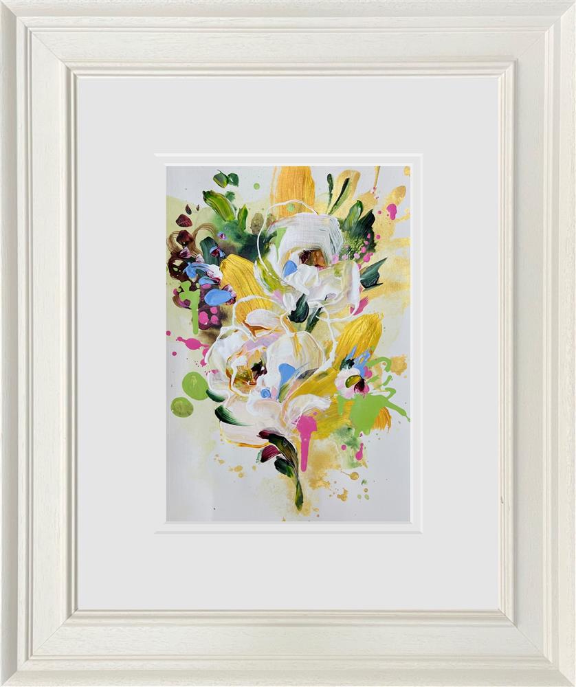 Anna Cher - 'Floral Sketchbook - Study XXXIV' - Framed Original Artwork
