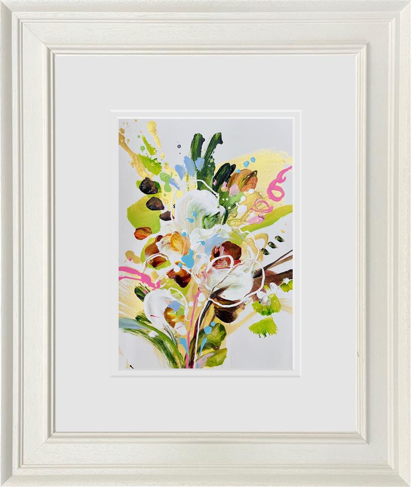 Anna Cher - 'Floral Sketchbook - Study XXXV' - Framed Original Artwork