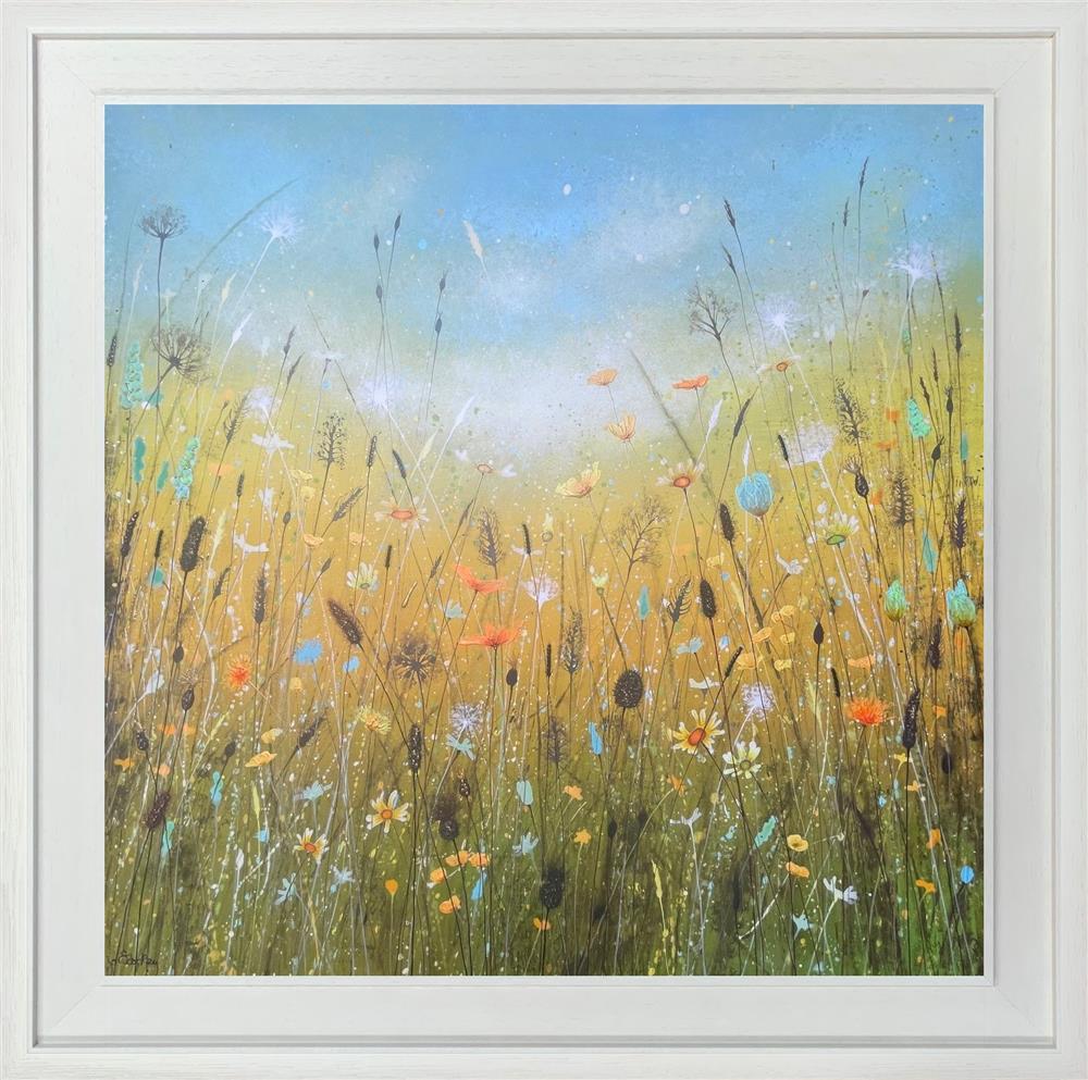 Jo Starkey- 'Floral Whispers' - Framed Original Artwork