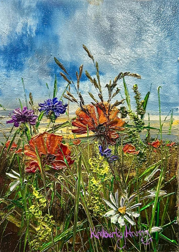 Kimberley Harris - 'Flora's Embrace - Miniature size' - Framed Original Art