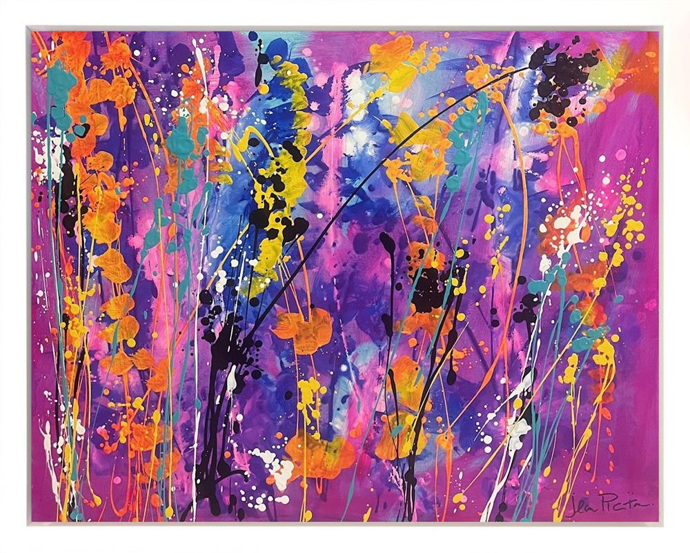 Jean Picton -  'Flower Power' - Framed Original Art