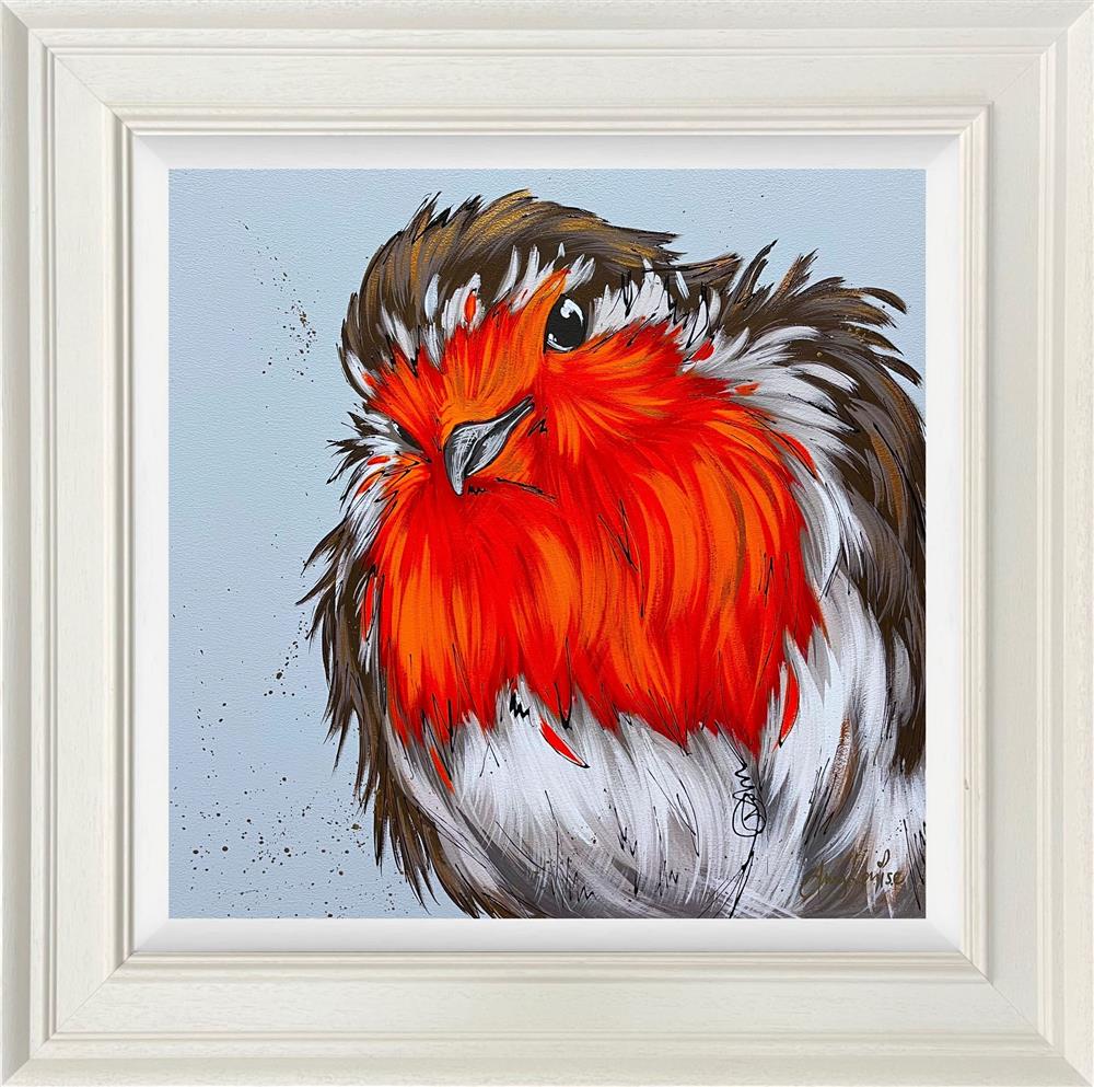 Amy Louise - 'Fluffing Memories' - Framed Original Artwork