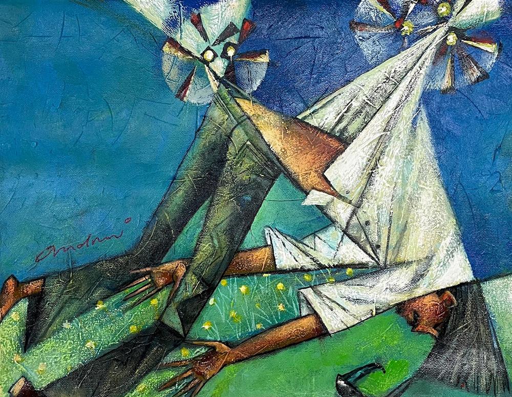 Andrei Protsouk - 'Flying Home' - Framed Original Artwork