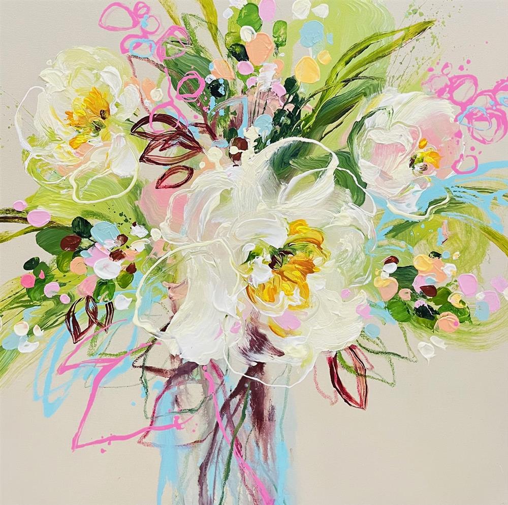 Anna Cher - 'Forever In love' - Framed Original Artwork