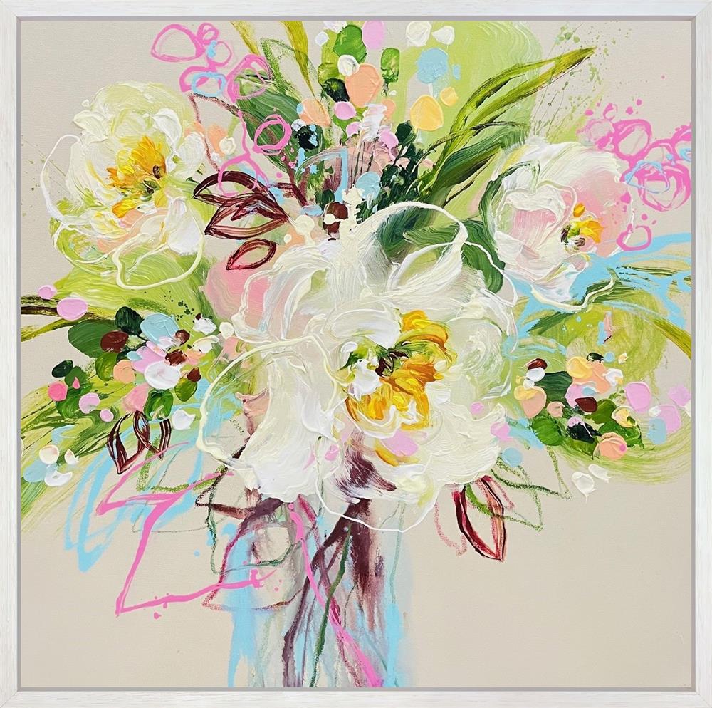 Anna Cher - 'Forever In love' - Framed Original Artwork