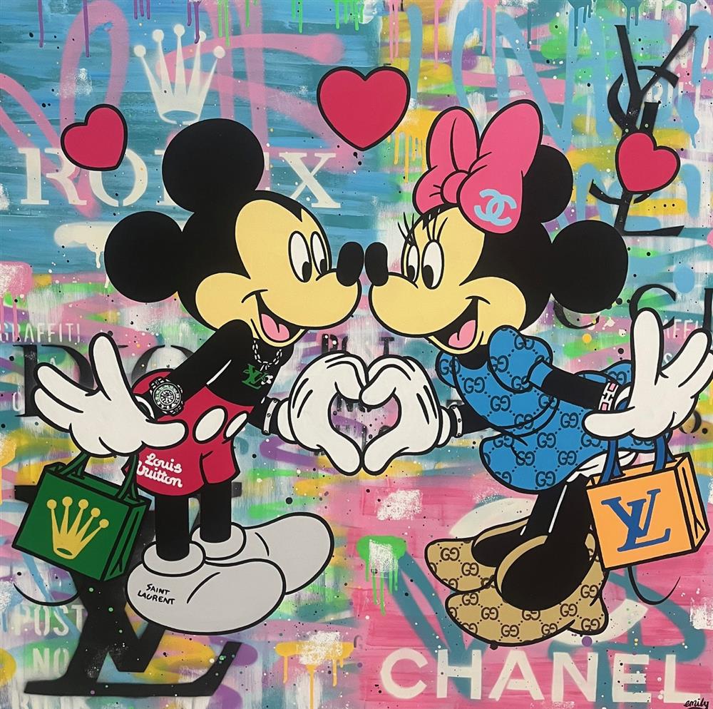 Emily Crook - 'Found Love At Last' - Framed Original Art