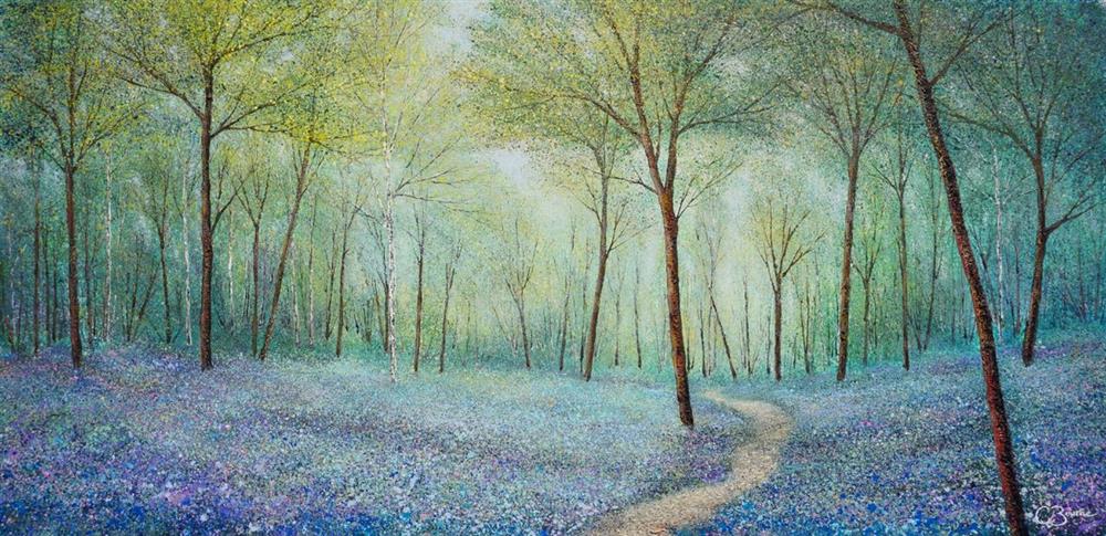 Chris Bourne - 'Fragrance Floats Lightly' - Framed Original Art