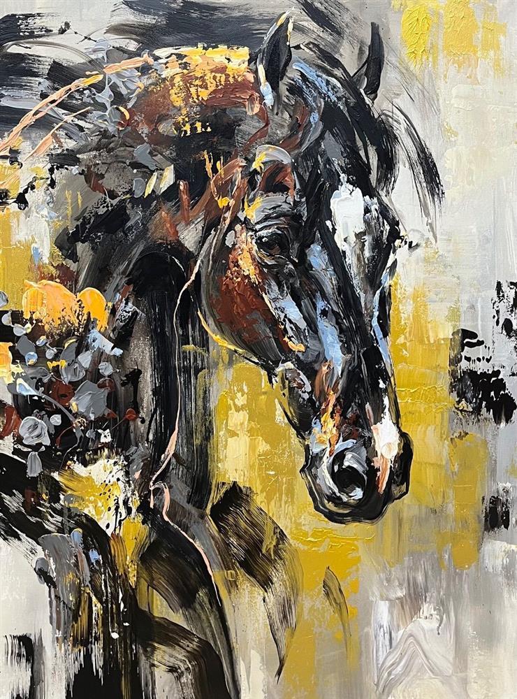 Anna Cher - 'Freedom's Shadow' - Framed Original Artwork