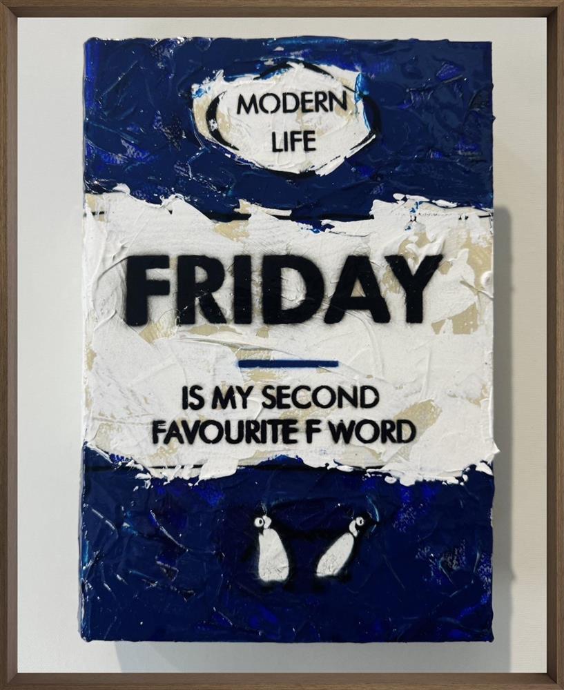 Hue Folk - 'Friday' - Storybook - Framed Original Artwork