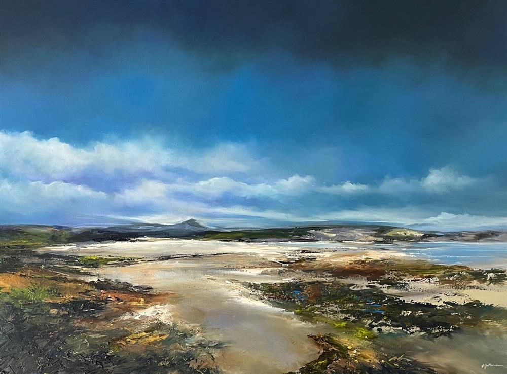 Alison Johnson - 'From Arran's Shadow' - Framed Original Artwork