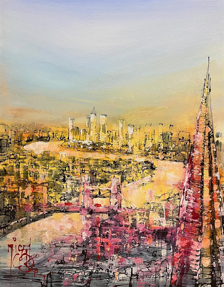 Nigel Cooke - 'From The Air' - Framed Original Artwork