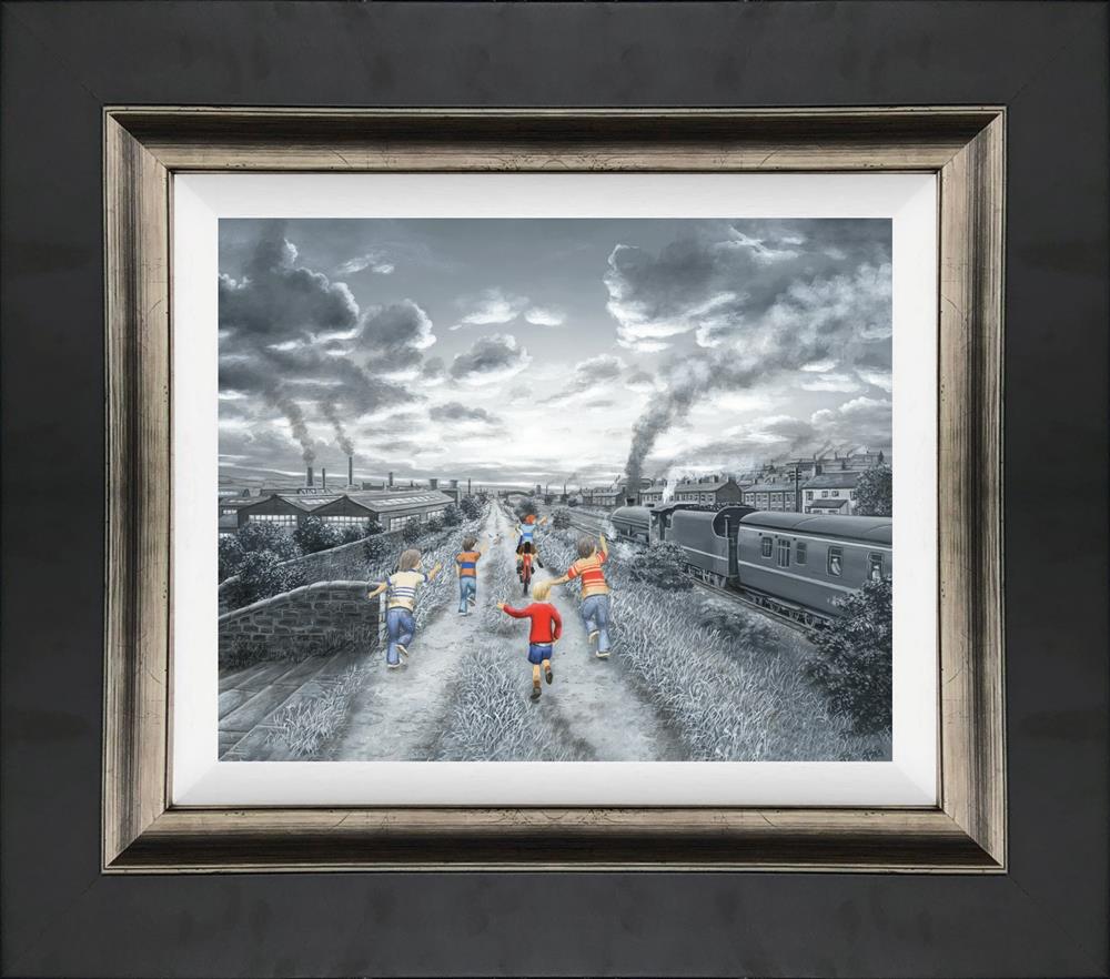 Leigh Lambert - 'Full Steam Ahead' - Canvas Artist Proof'  - Framed Limited Edition