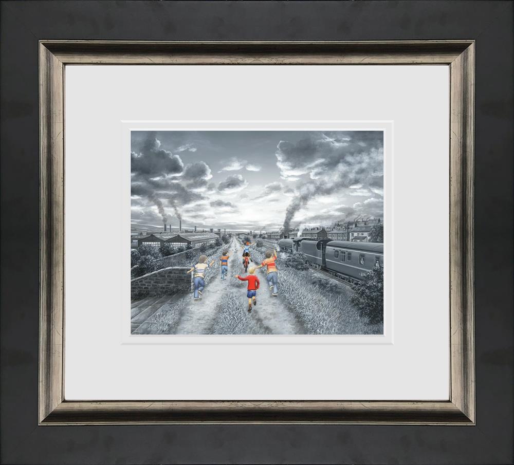 Leigh Lambert - 'Full Steam Ahead' - Paper - Framed Limited Edition