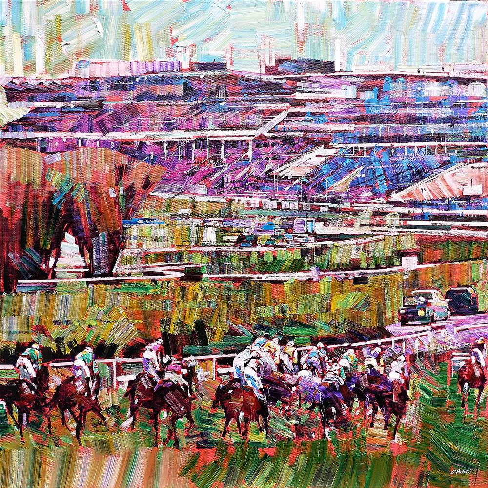 Colin Brown - 'Furlong' - Framed Original Art