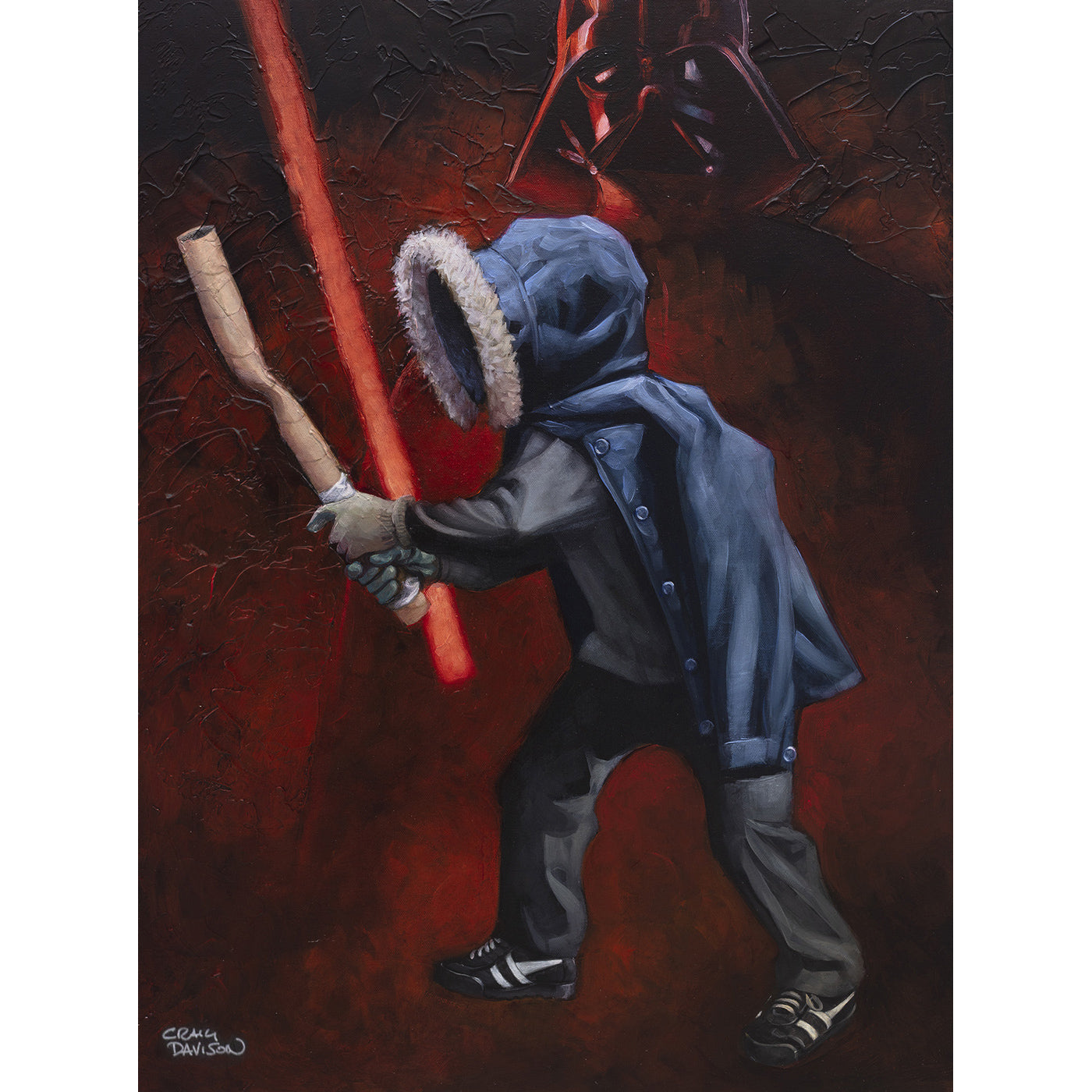 Craig Davison  - 'Go Dark'- Framed Original