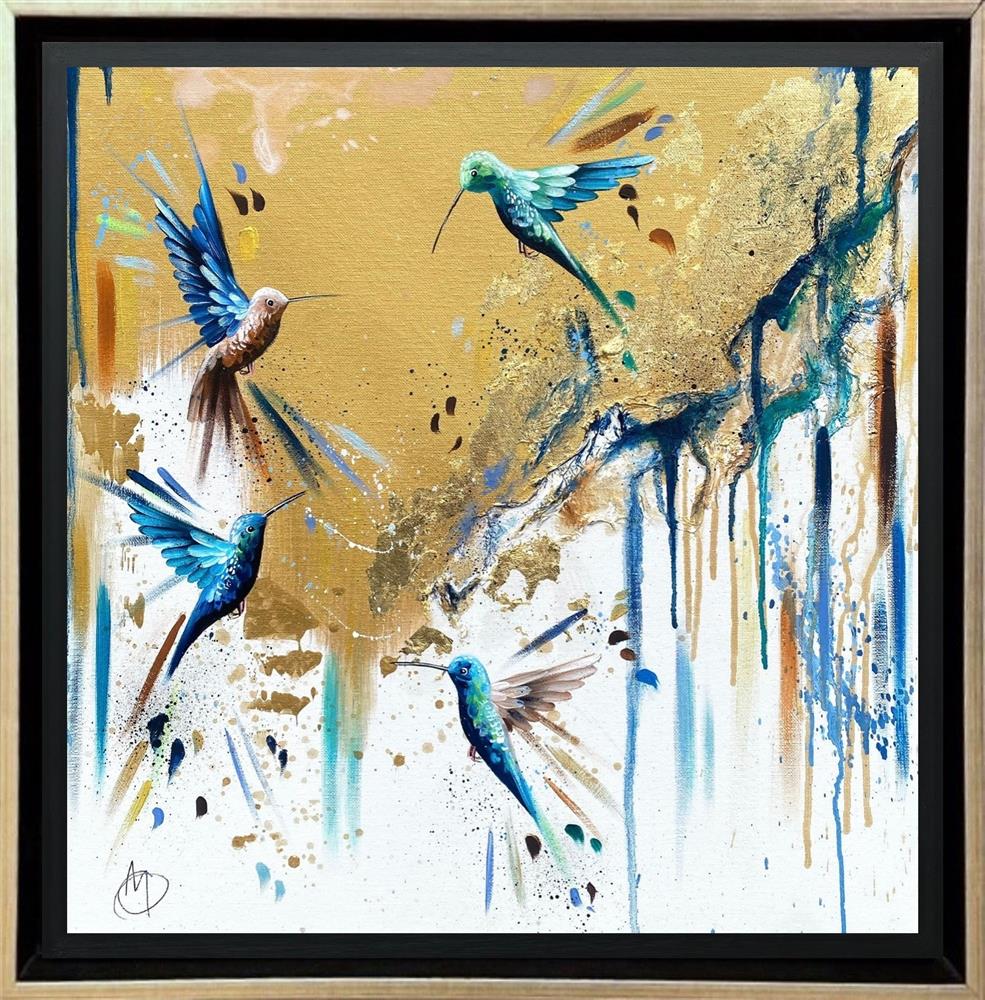 Mellisuga- 'Garden Dancers II' - Framed Original Artwork