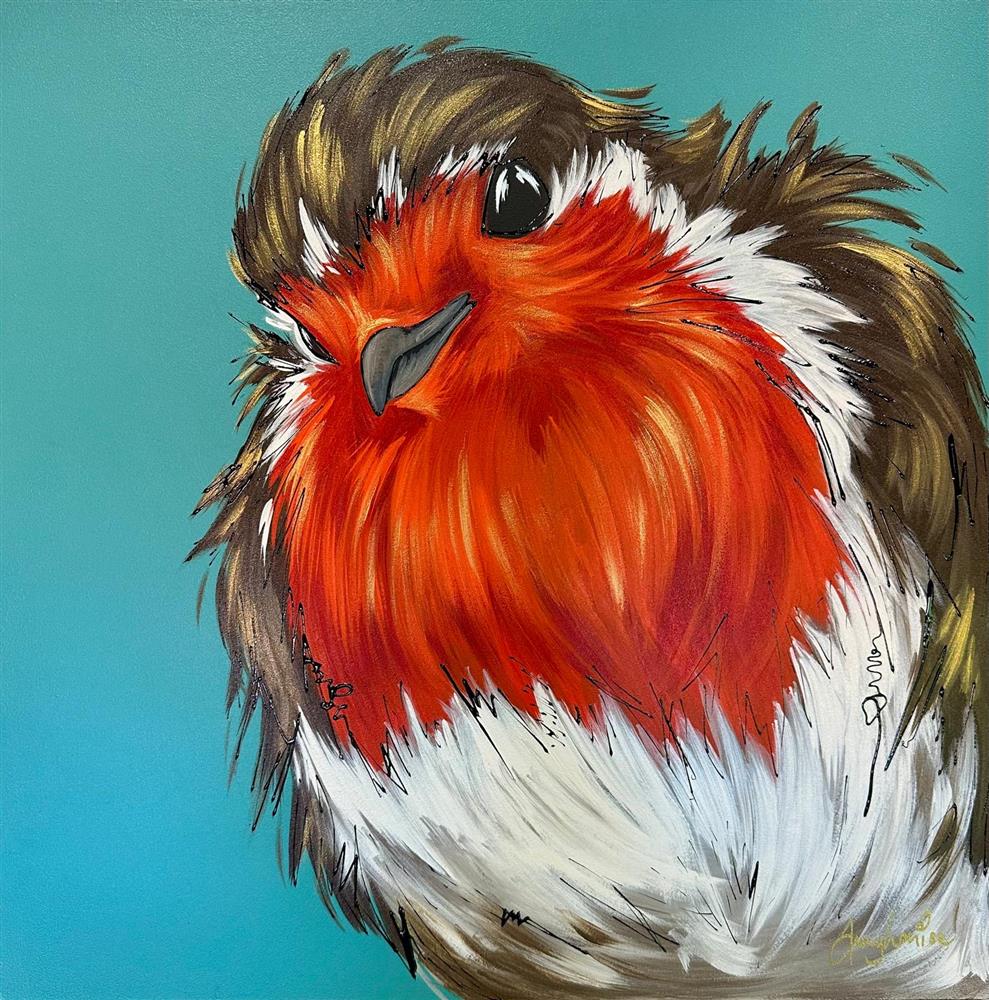 Amy Louise - 'Garden Gossip' - Framed Original Art