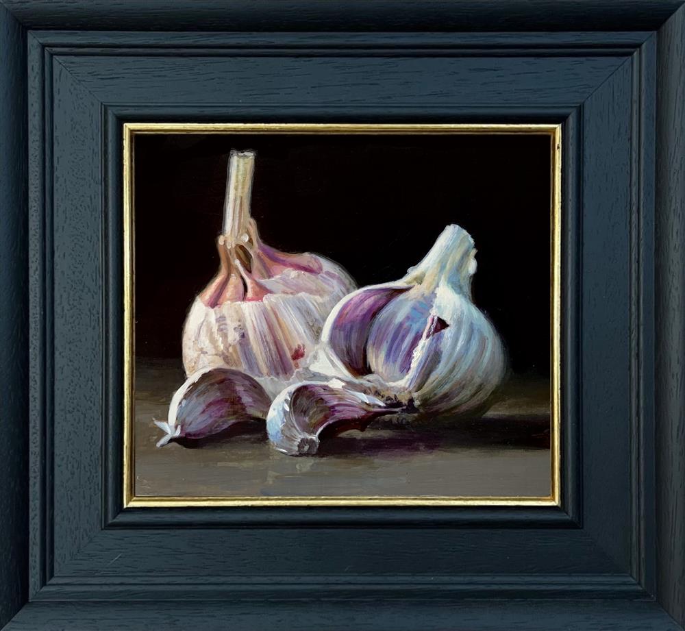 Rachele Dryden-Smith - 'Garlic Cloves' - Framed Original Artwork
