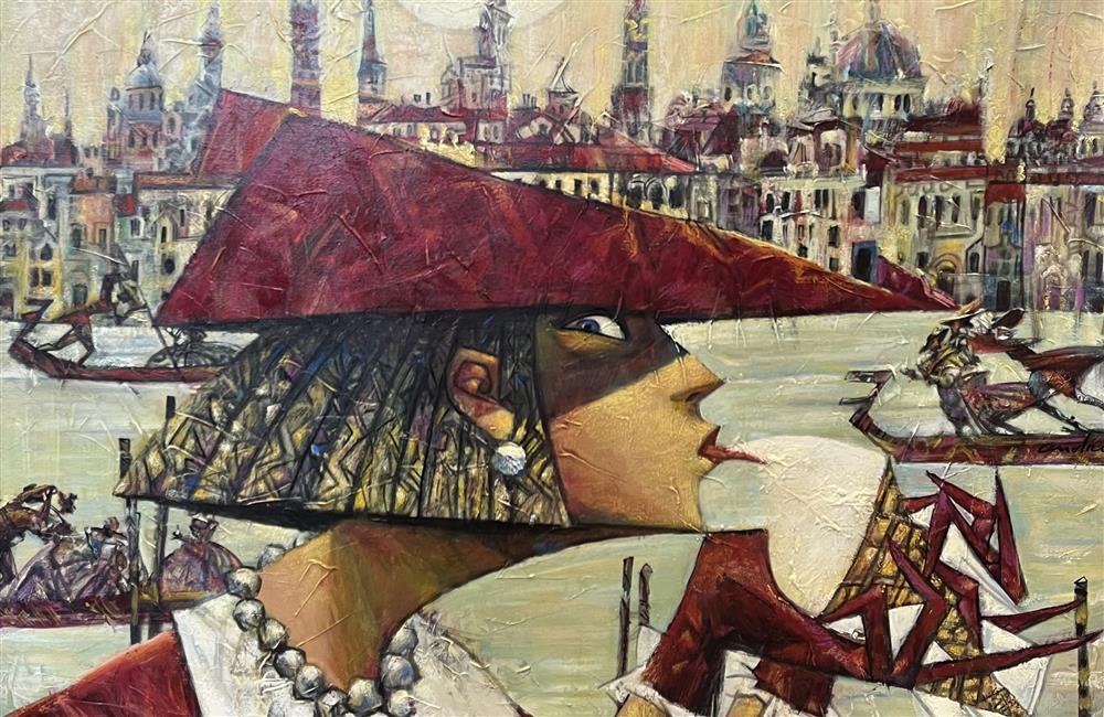 Andrei Protsouk - 'Gelato' - Framed Original Art