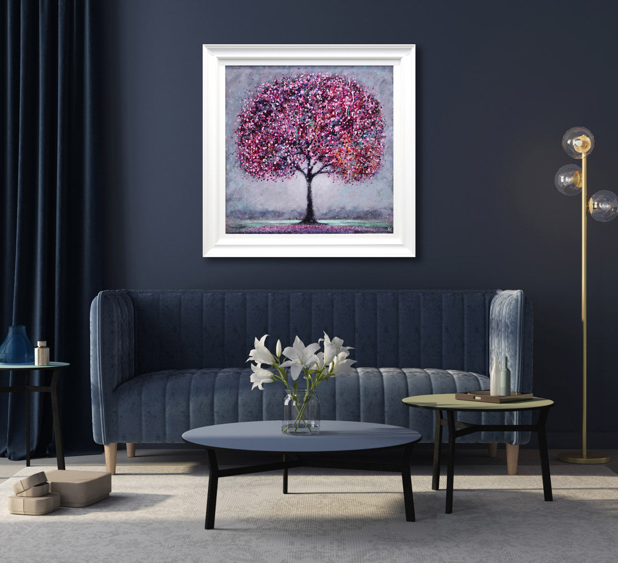 Chris Pennock - 'Gentle  Blossom' - Framed Original Art