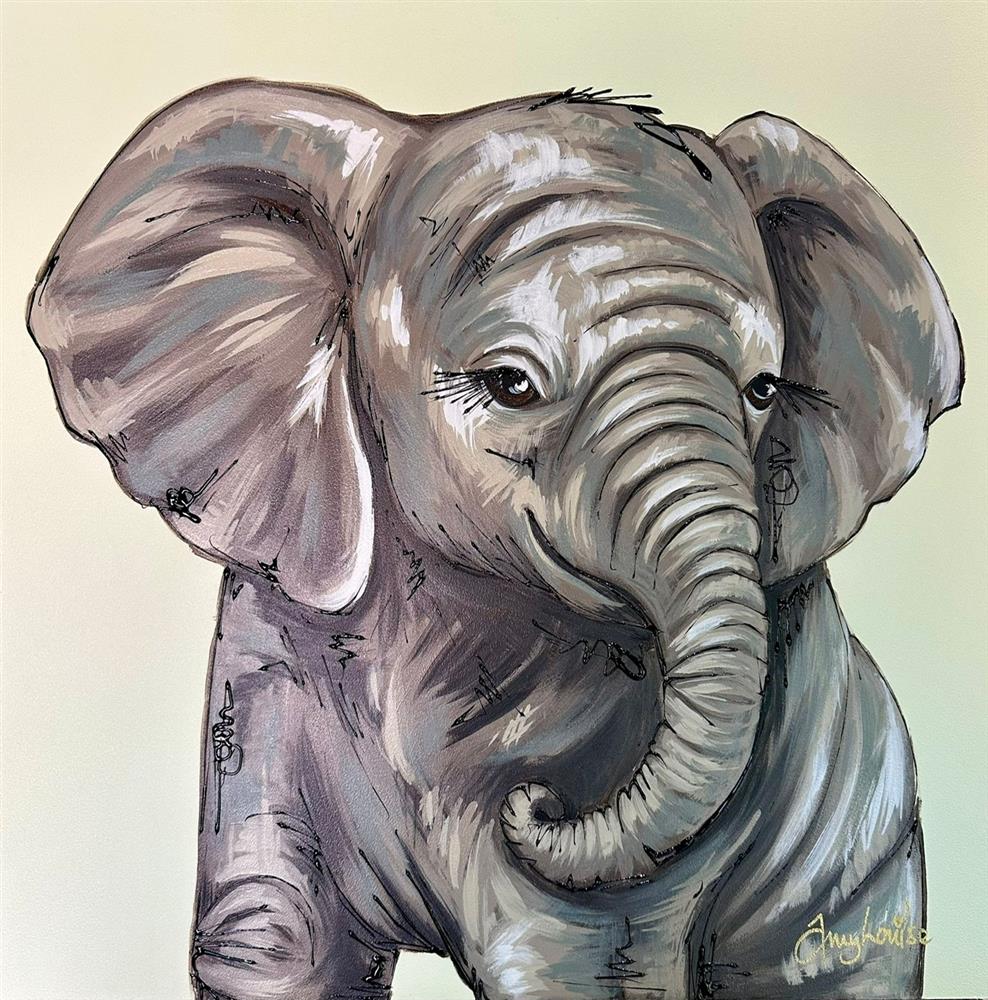 Amy Louise - 'Gentle Giant' - Framed Original Art