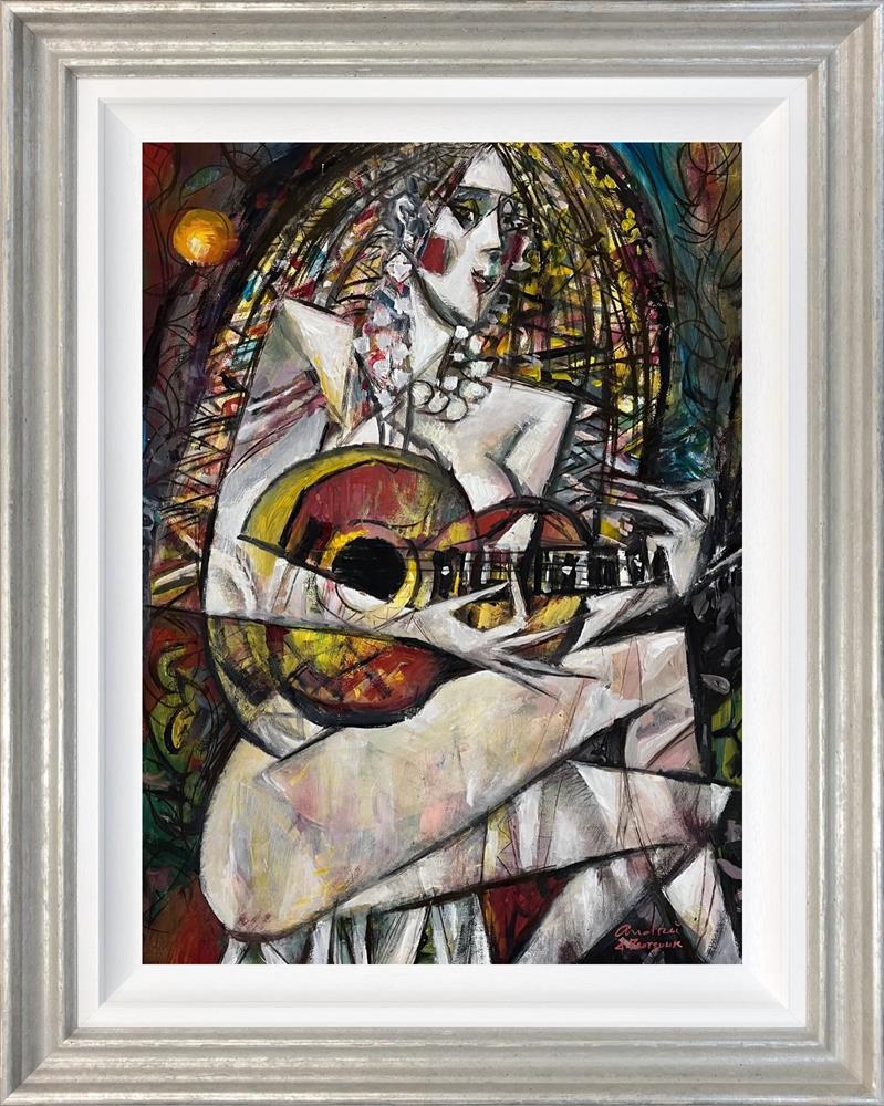 Andrei Protsouk - 'Gently Weeps - Pastel' - Framed Original Art