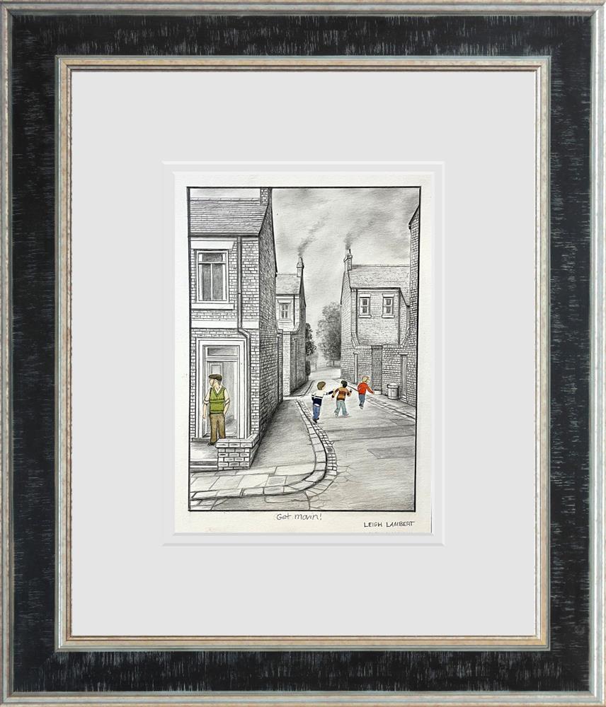 Leigh Lambert - 'Get Movin! - Sketch'  - Framed Original Sketch