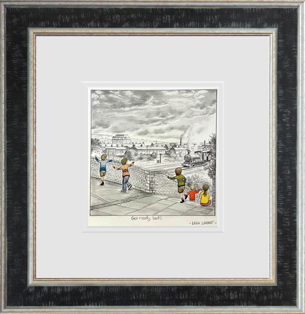 Leigh Lambert - 'Get Ready Lads - Sketch'  - Framed Original Sketch