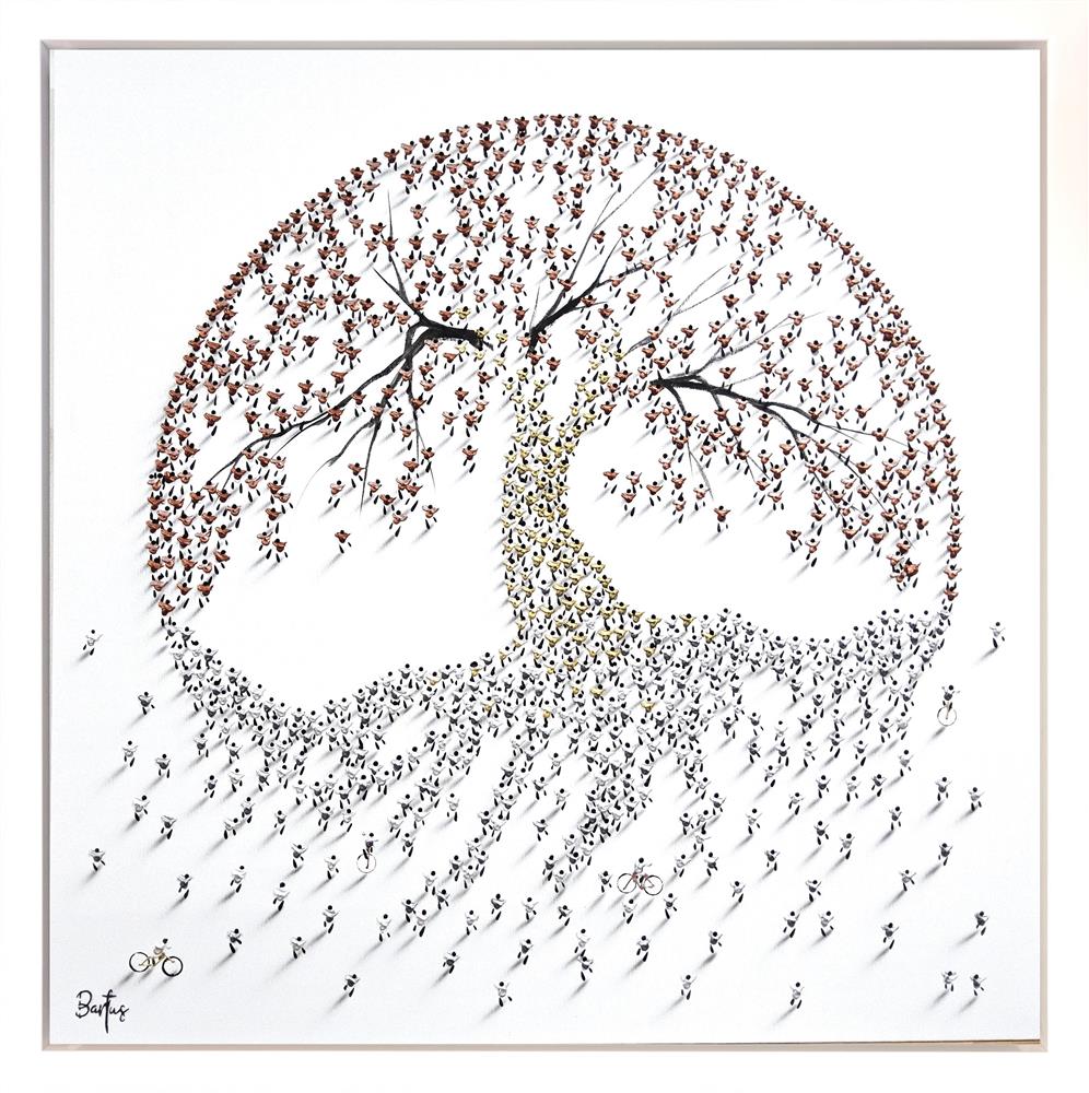Francisco Bartus -  'Gilded Roots' - Framed Original Artwork