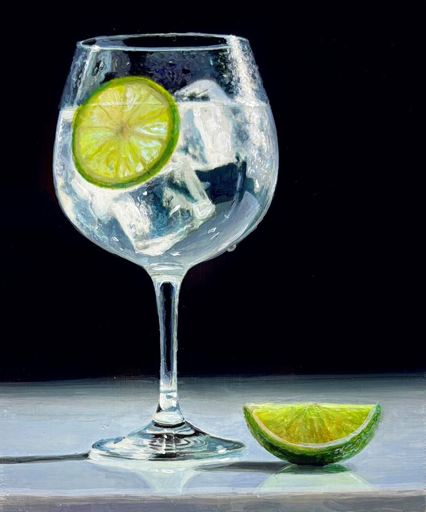 Tony Owens - 'Gin And Tonic' - Framed Original Artwork