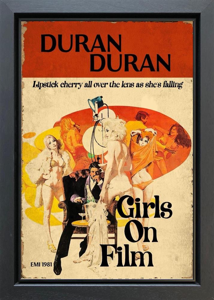 Linda Charles - 'Girls On Film' - Framed Original Artwork