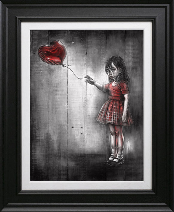 Craig Everett  - 'Girl With Balloon'- Framed Limited Edition