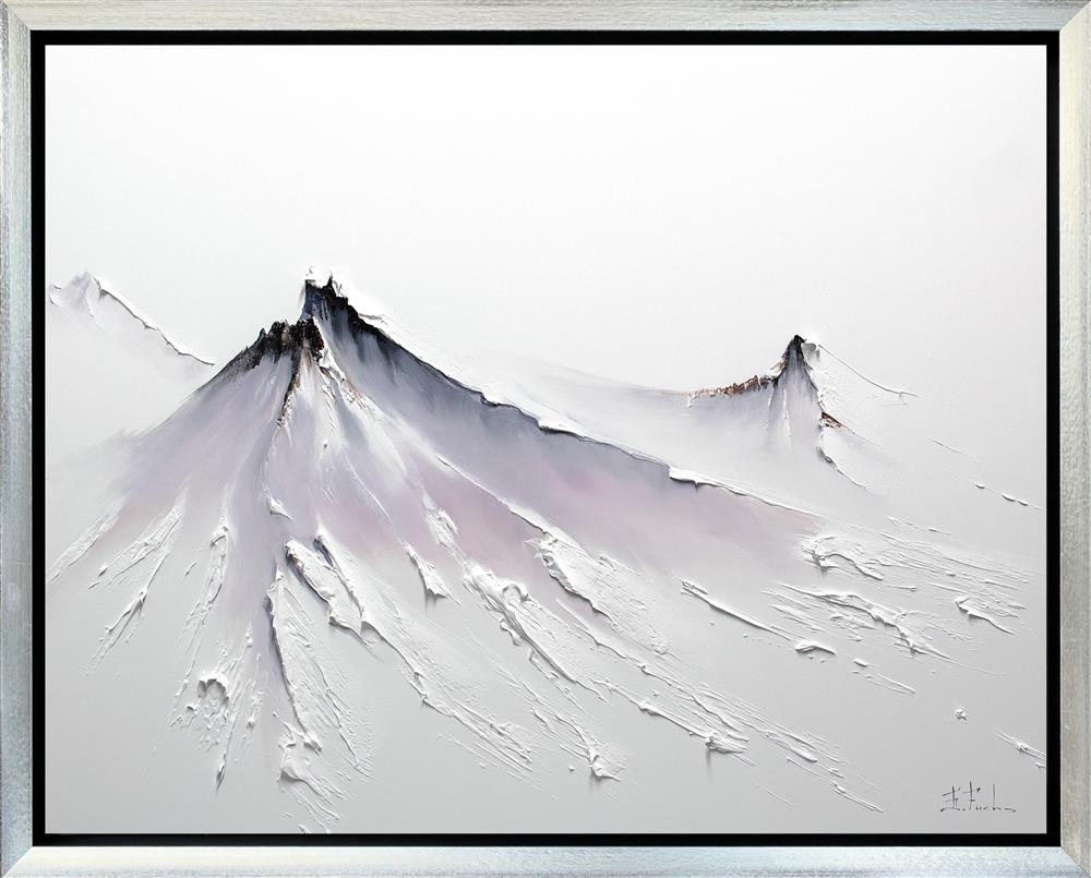 Bozhena Fuchs- 'Glacial Mirage' - Framed Original Artwork