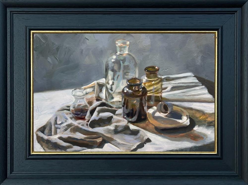 Rachele Dryden-Smith - 'Glass And Sheet' - Framed Original Artwork