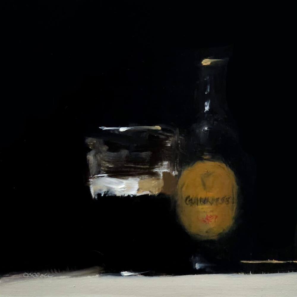Neil Carroll - 'Glass Of Guiness' - Framed Original Artwork