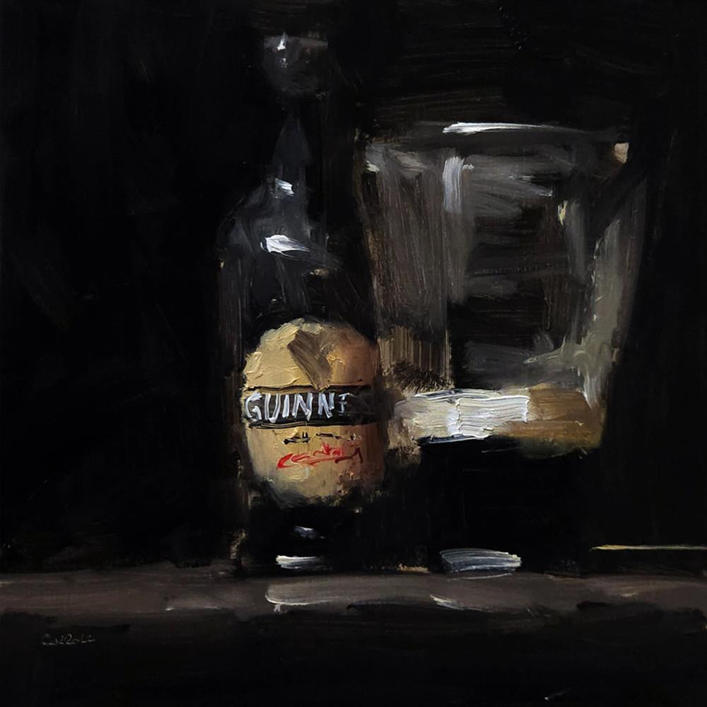 Neil Carroll - 'Glass Of Guinness' - Framed Original Artwork