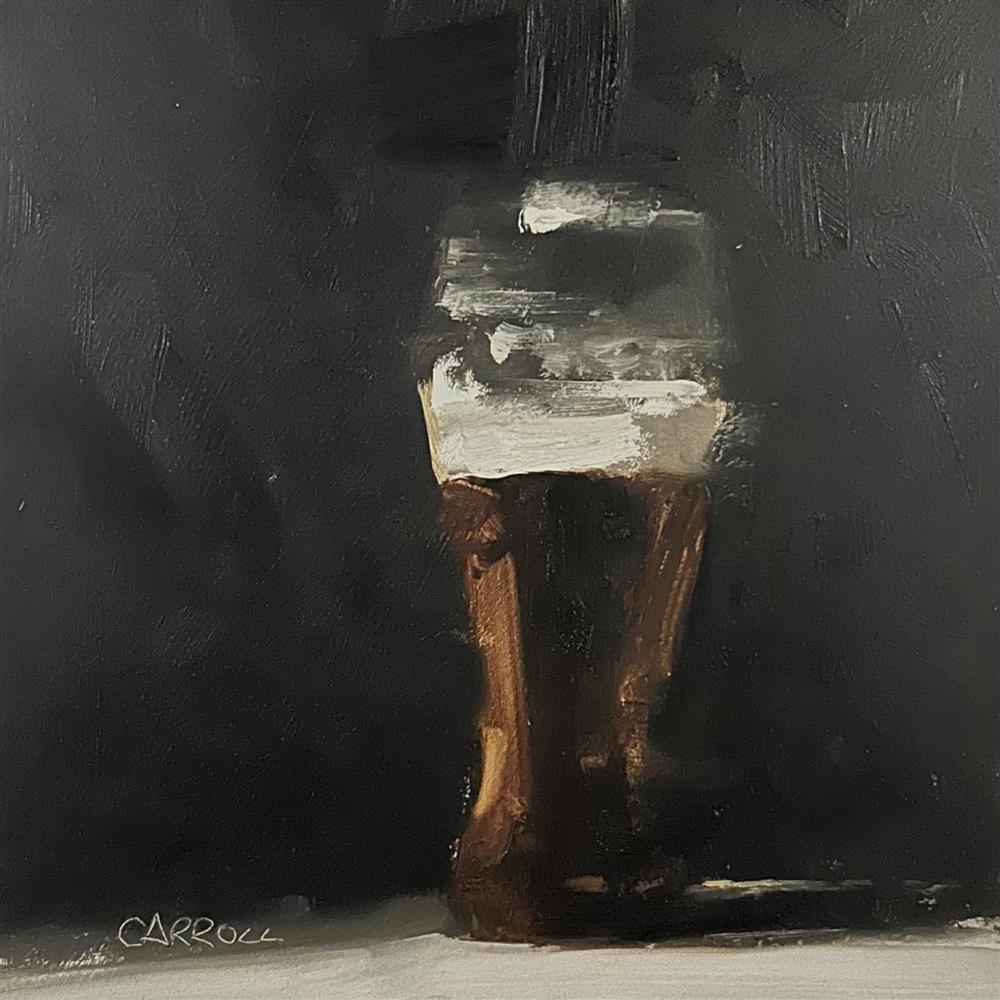 Neil Carroll -  'Glass Of Ale' - Framed Original Painting