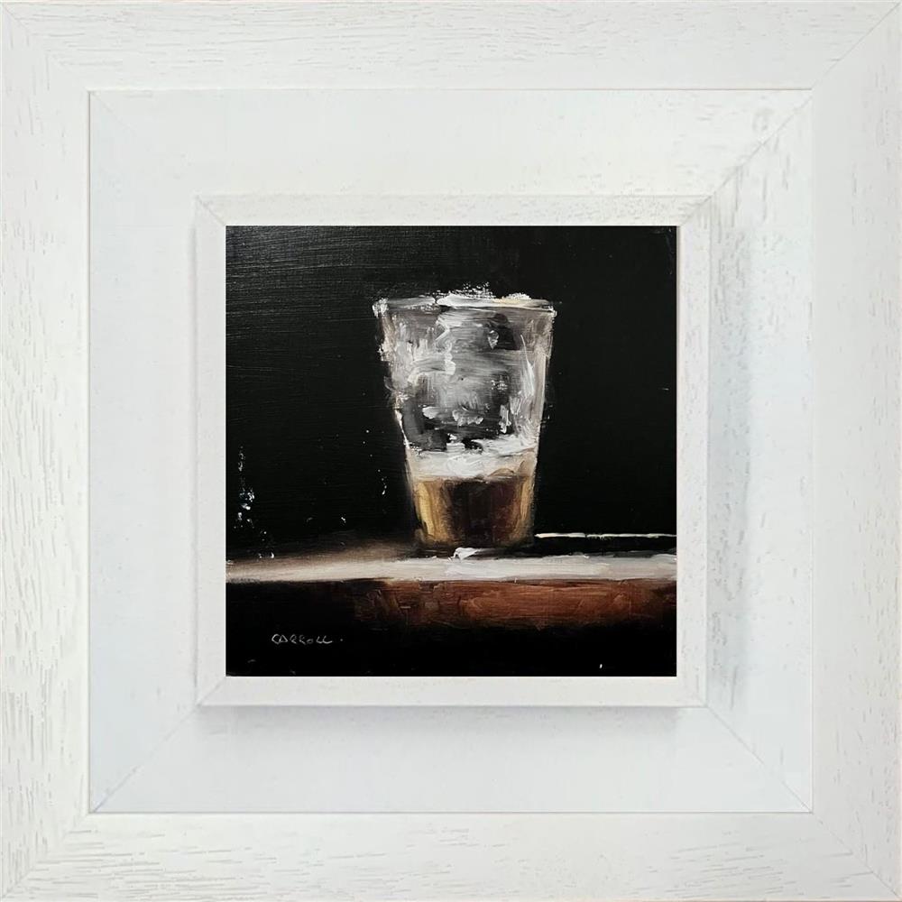 Neil Carroll - 'Glass Of Lager' - Framed Original Painting