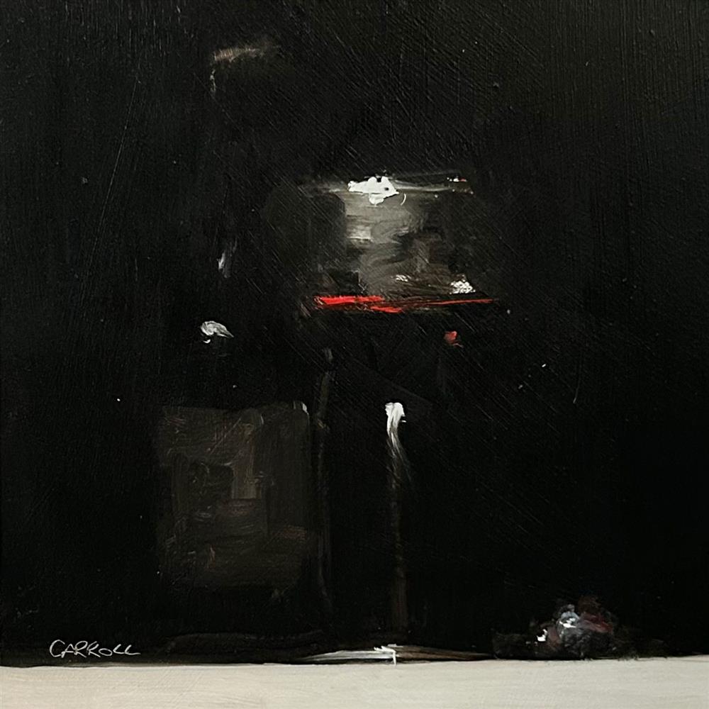 Neil Carroll -  'Glass Of Red' - Framed Original Painting