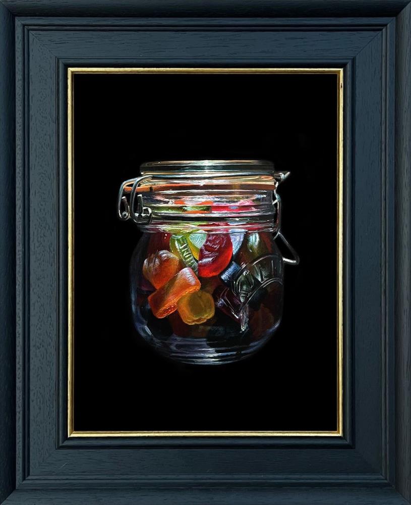 Jack Wild - 'Glittering Prize  - Wine Gums' - Framed Original Artwork