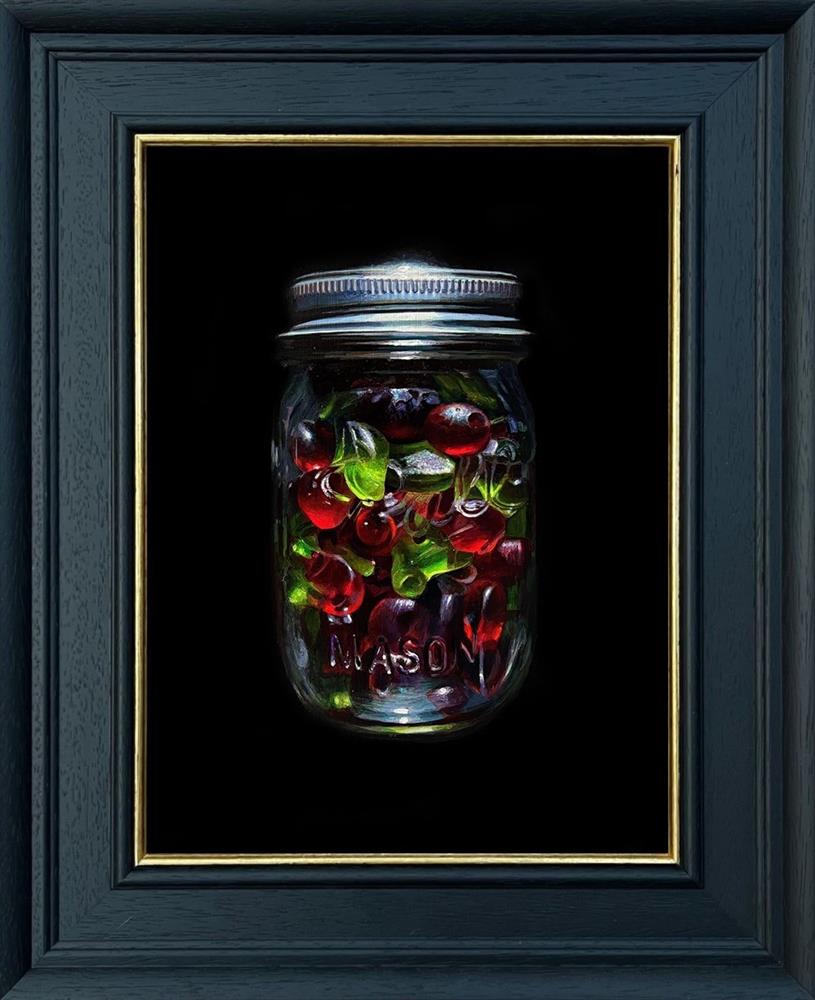 Jack Wild - 'Glittering Prize  - Cherry Sweets' - Framed Original Artwork
