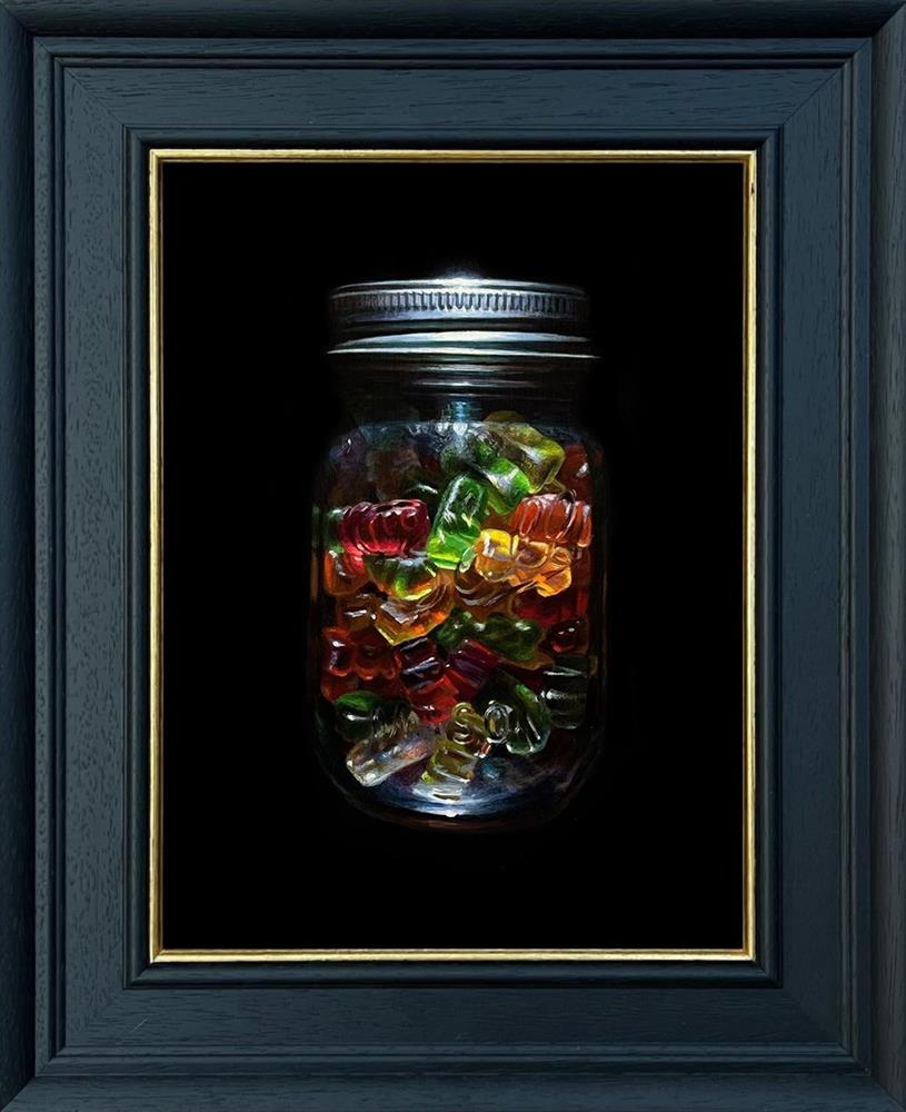 Jack Wild - 'Glittering Prize  - Gummy Bears' - Framed Original Artwork