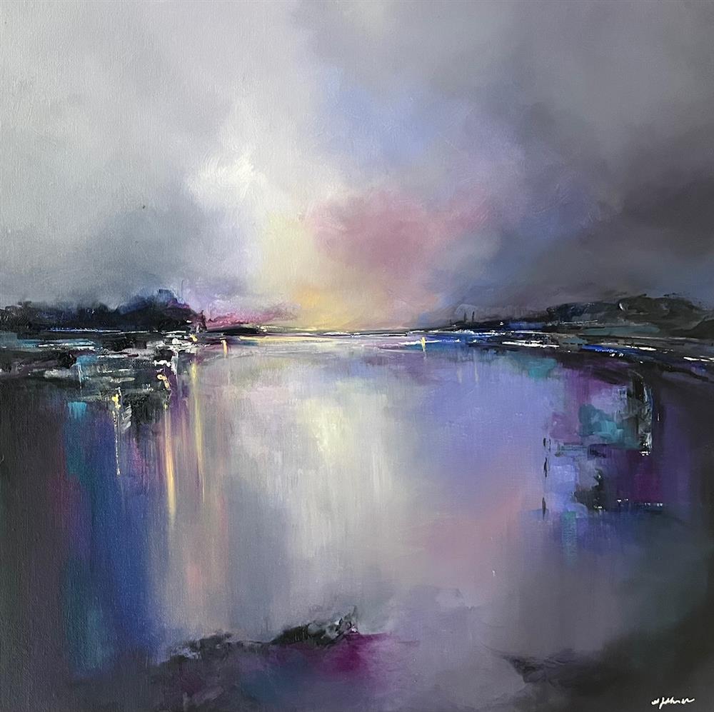 Alison Johnson - 'Glowing Thoughts' - Framed Original Artwork