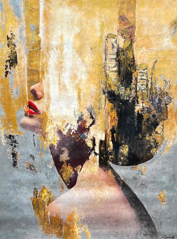 Sannib - 'Golden Dreams - The Hidden Side' - Framed Original Art